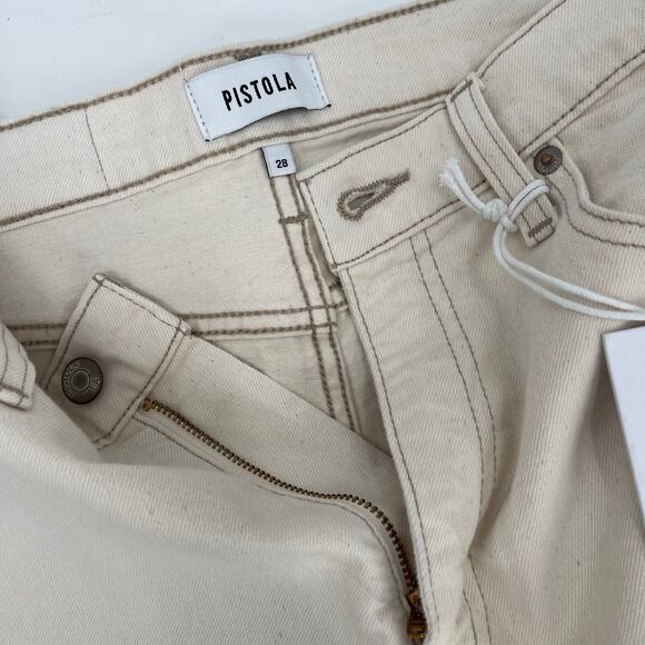 PISTOLA Jeans Size 28 Kate High Rise Slim Straight NWT East Side Cotton Stretch - Picture 11 of 16